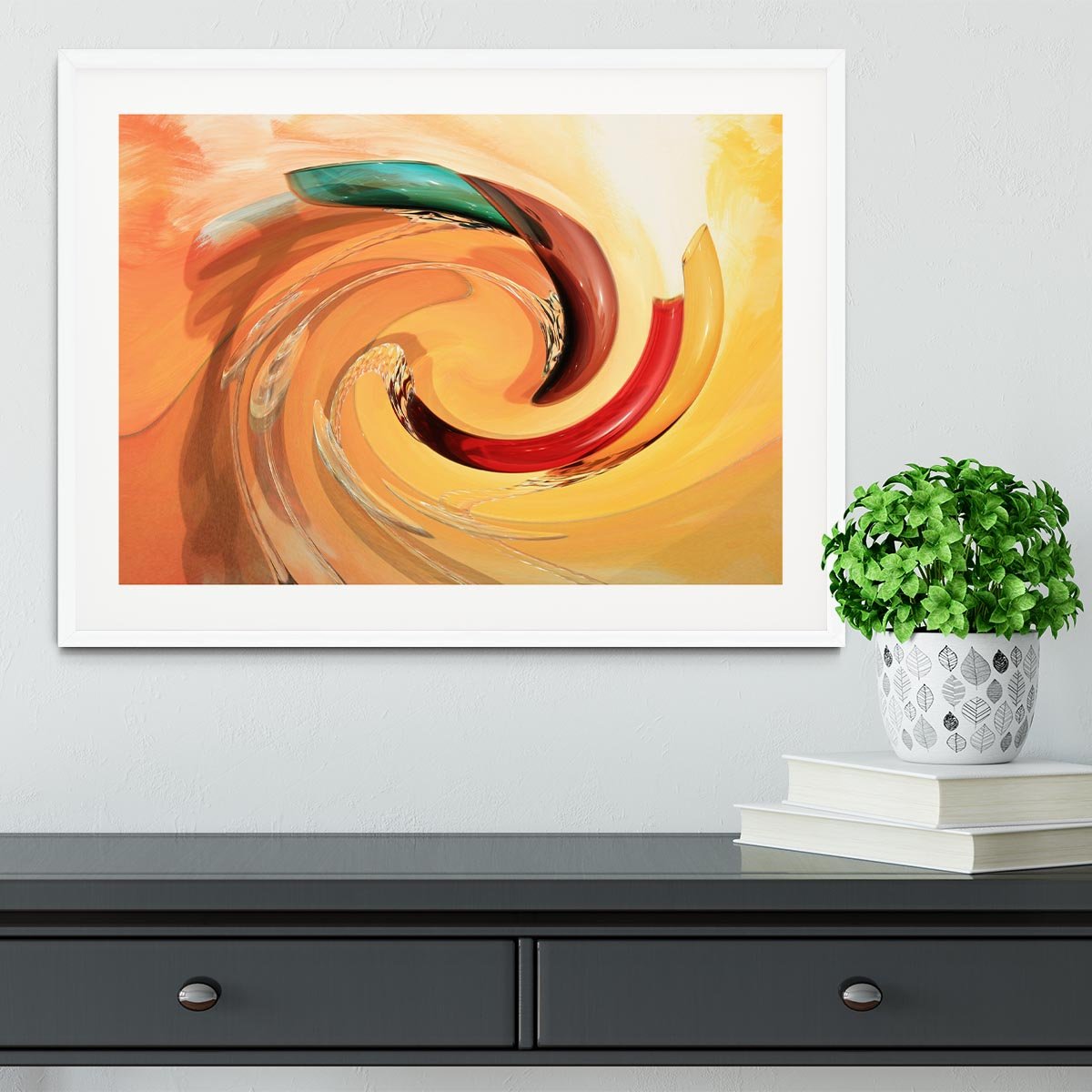 Spiral Framed Print - Canvas Art Rocks - 5