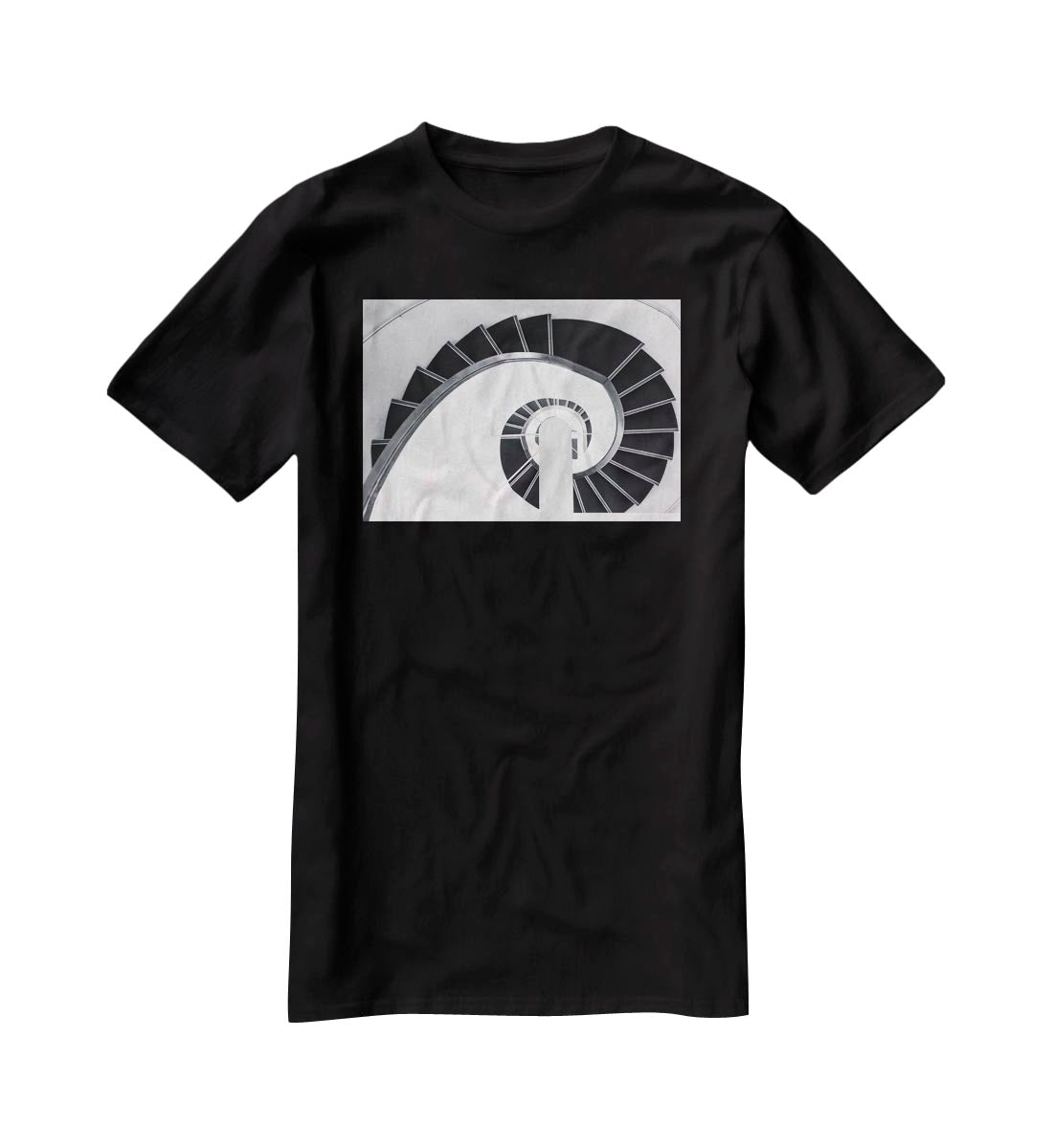 Spiral Staircase T-Shirt - Canvas Art Rocks - 1