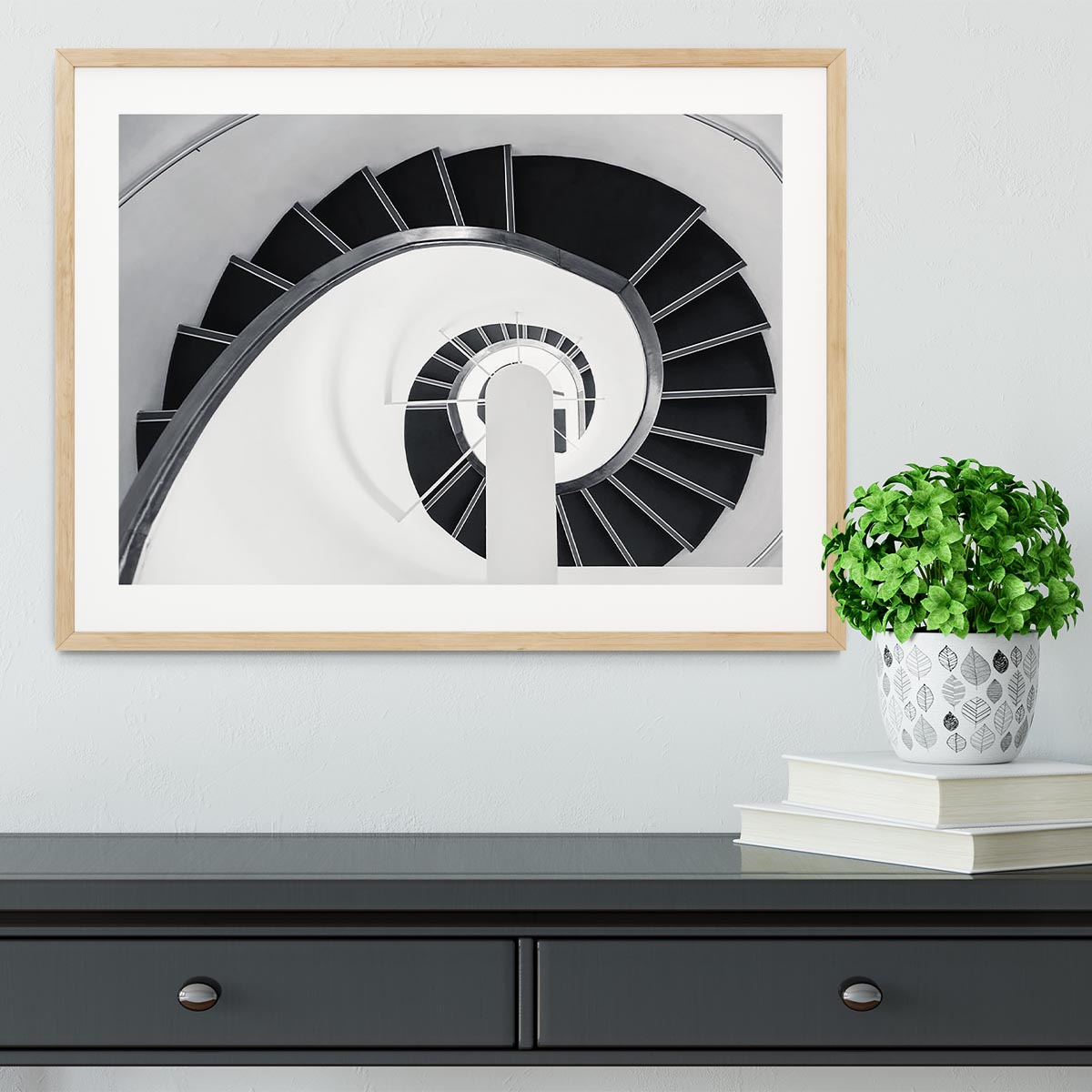 Spiral Staircase Framed Print - Canvas Art Rocks - 3