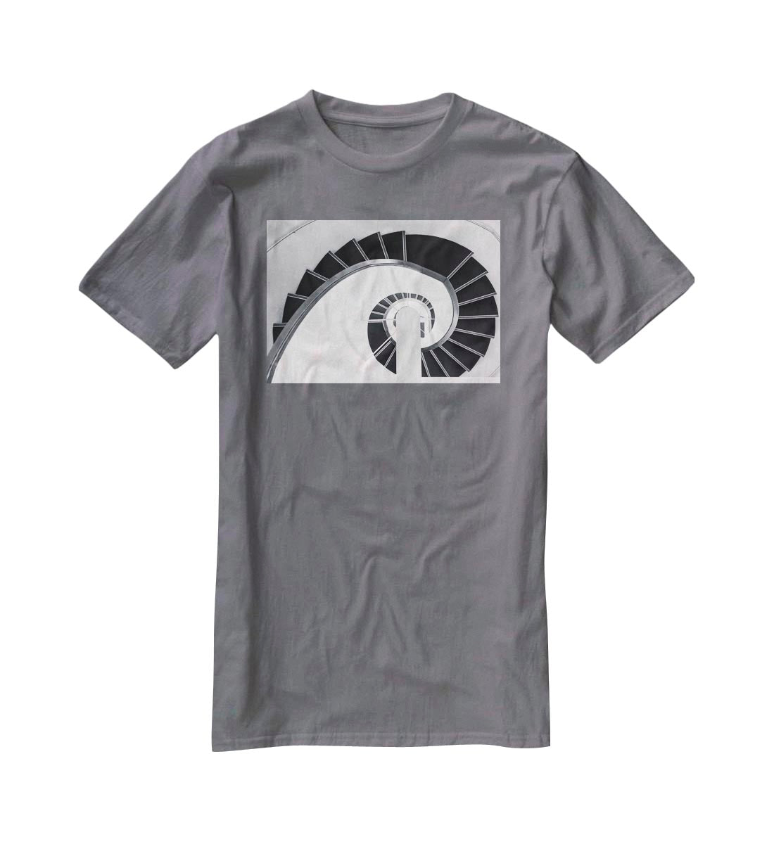 Spiral Staircase T-Shirt - Canvas Art Rocks - 3