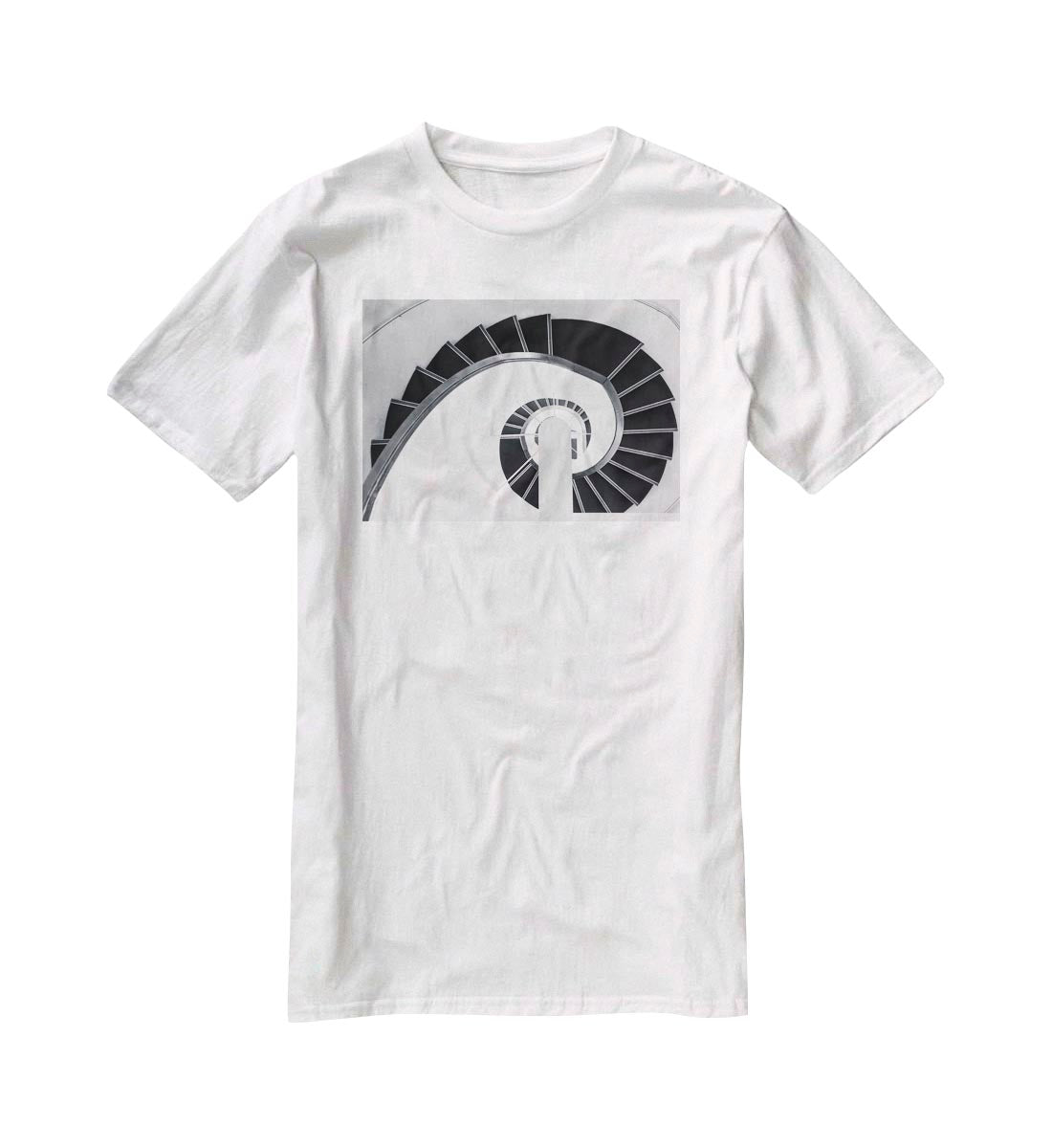 Spiral Staircase T-Shirt - Canvas Art Rocks - 5