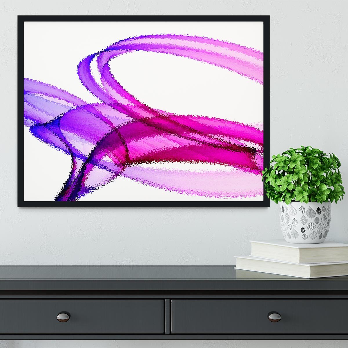 Splash of Colour Framed Print - Canvas Art Rocks - 2