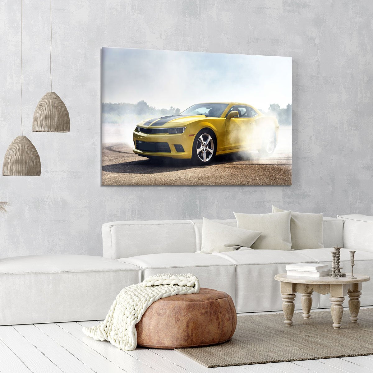 Sport Car Drifting Canvas Print or Poster