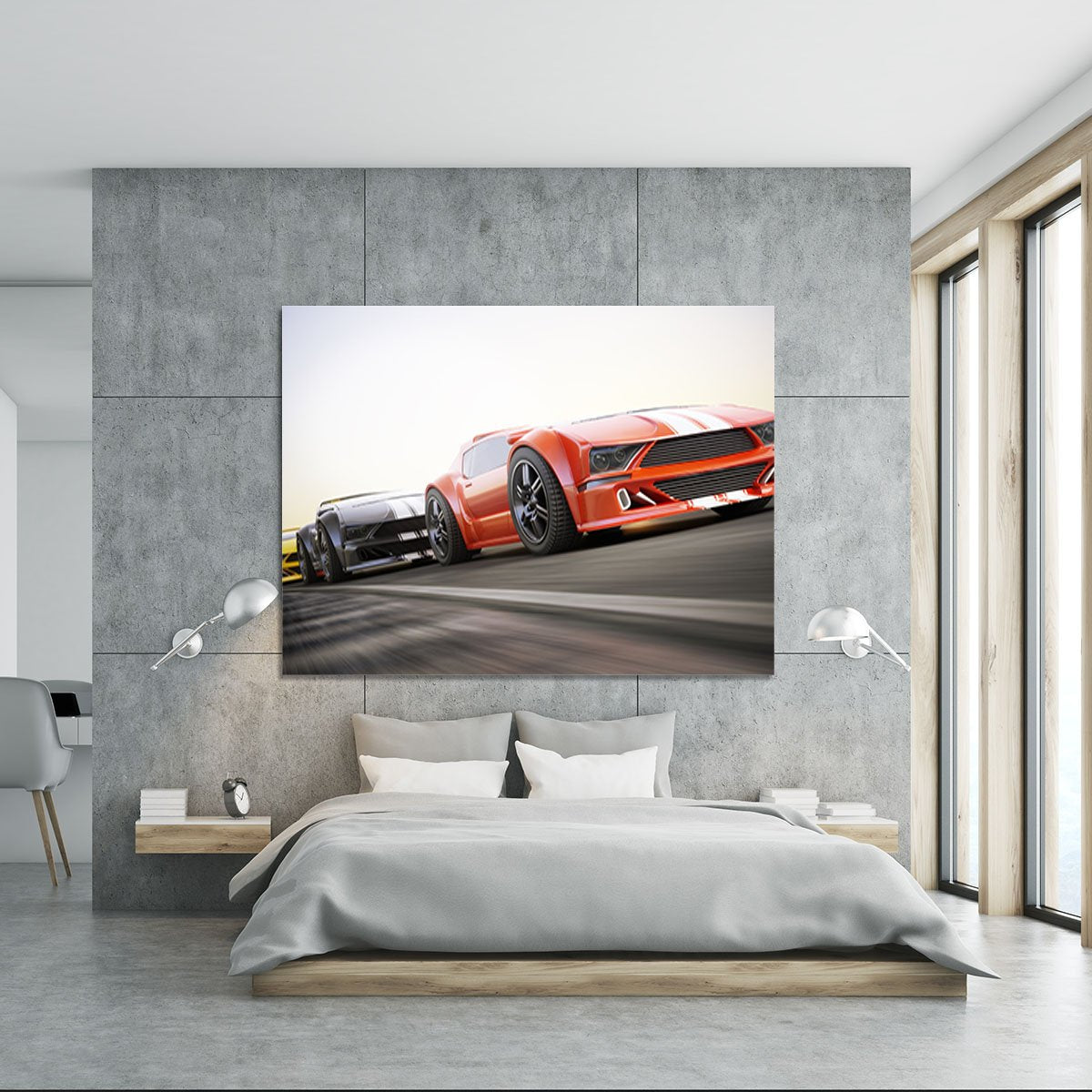 Sport Cars Racing Canvas Print or Poster