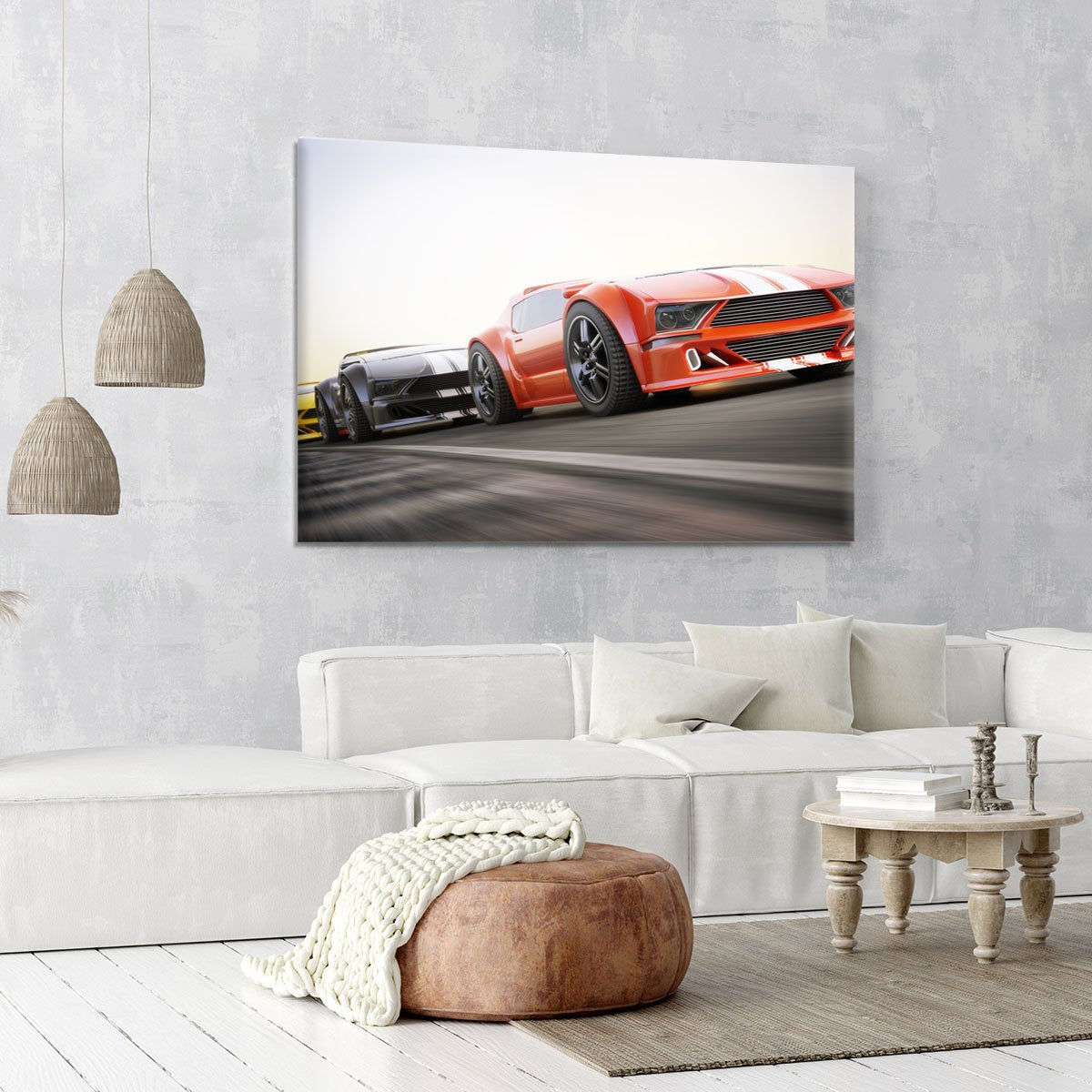 Sport Cars Racing Canvas Print or Poster