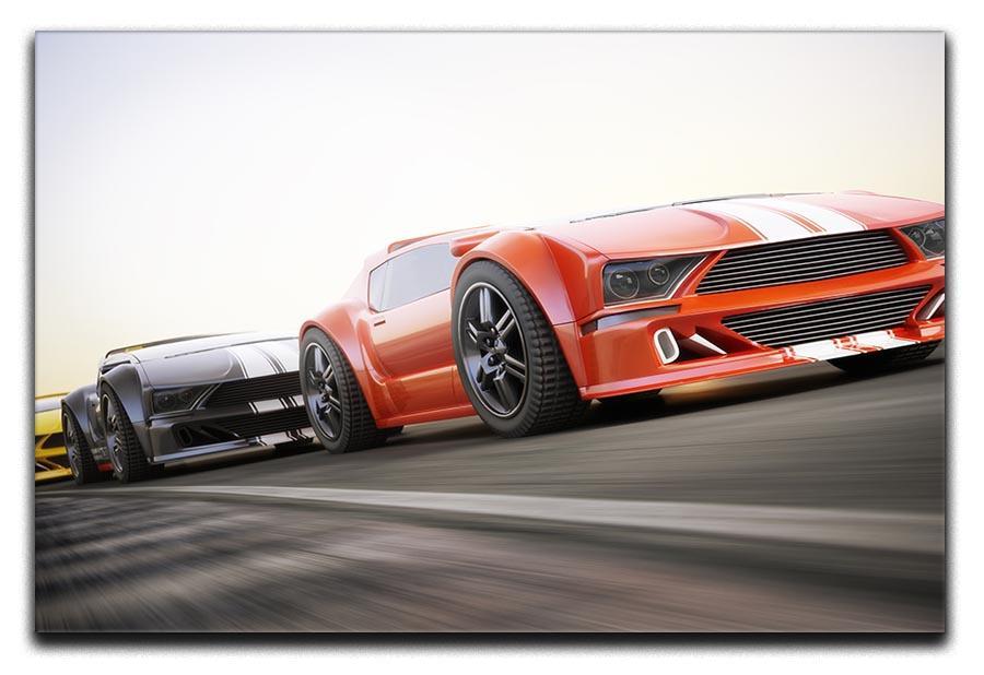 Sport Cars Racing Canvas Print or Poster  - Canvas Art Rocks - 1