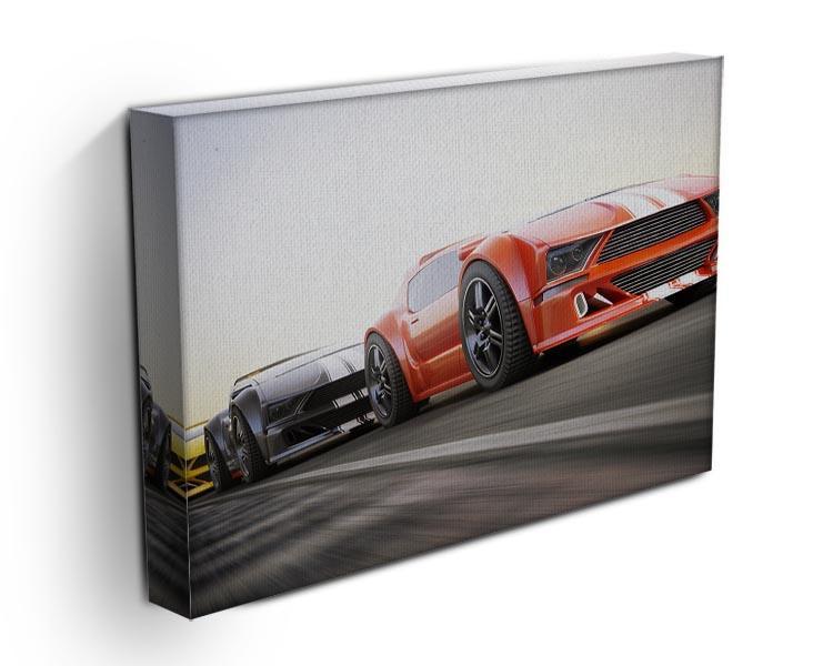 Sport Cars Racing Canvas Print or Poster - Canvas Art Rocks - 3