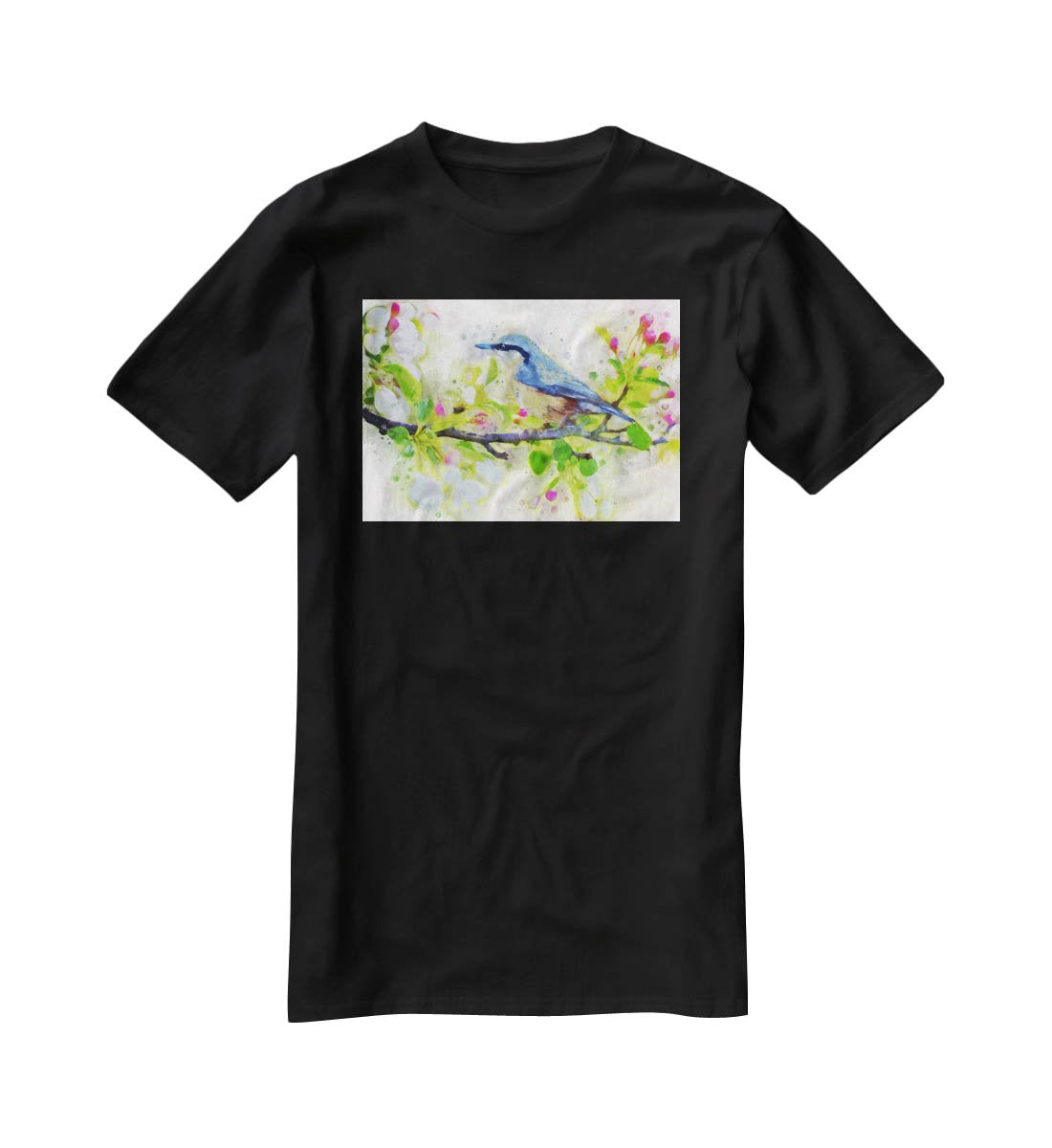 Spring Bird T-Shirt - Canvas Art Rocks - 1