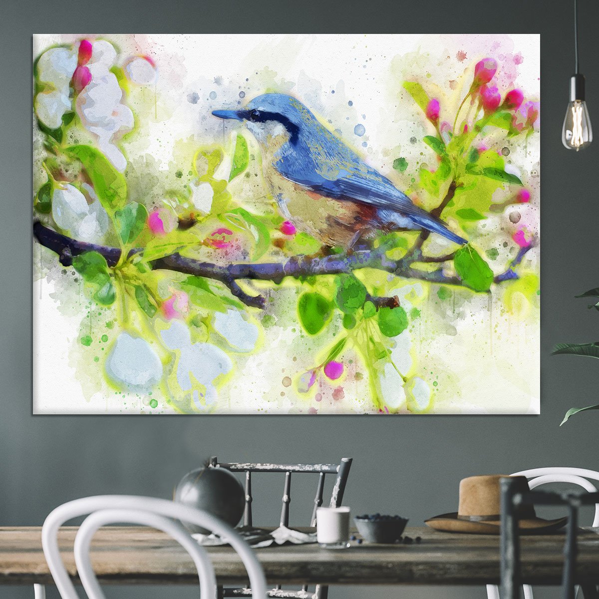 Spring Bird Canvas Print or Poster