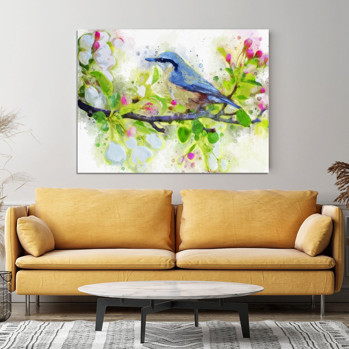 Spring Bird Canvas Print or Poster