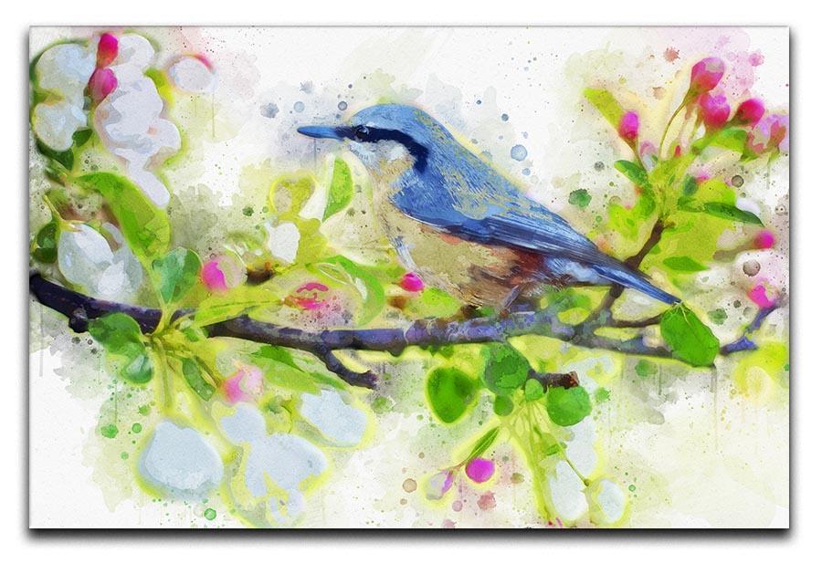Spring Bird Canvas Print or Poster  - Canvas Art Rocks - 1