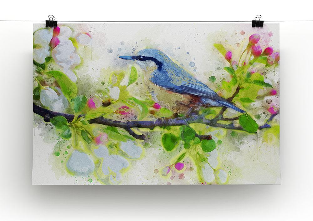 Spring Bird Canvas Print or Poster - Canvas Art Rocks - 2
