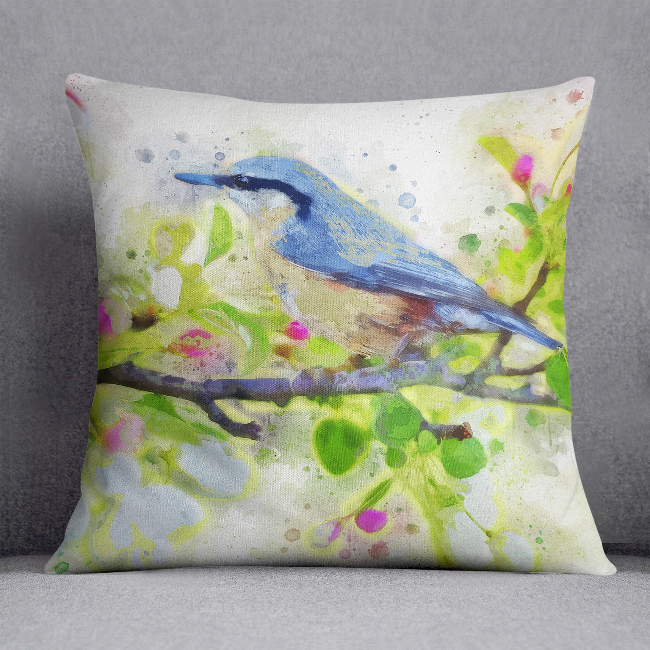 Spring Bird Cushion