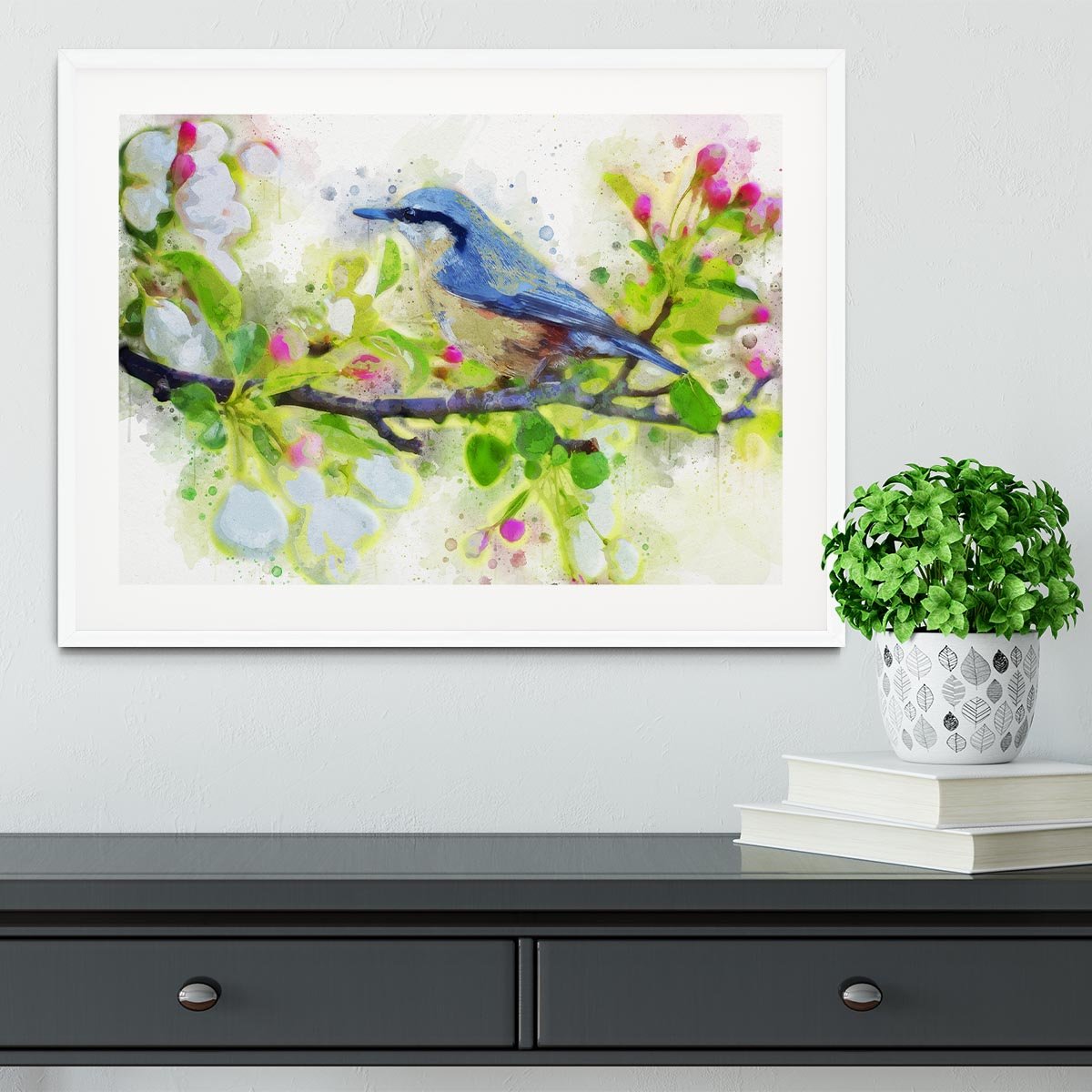 Spring Bird Framed Print - Canvas Art Rocks - 5