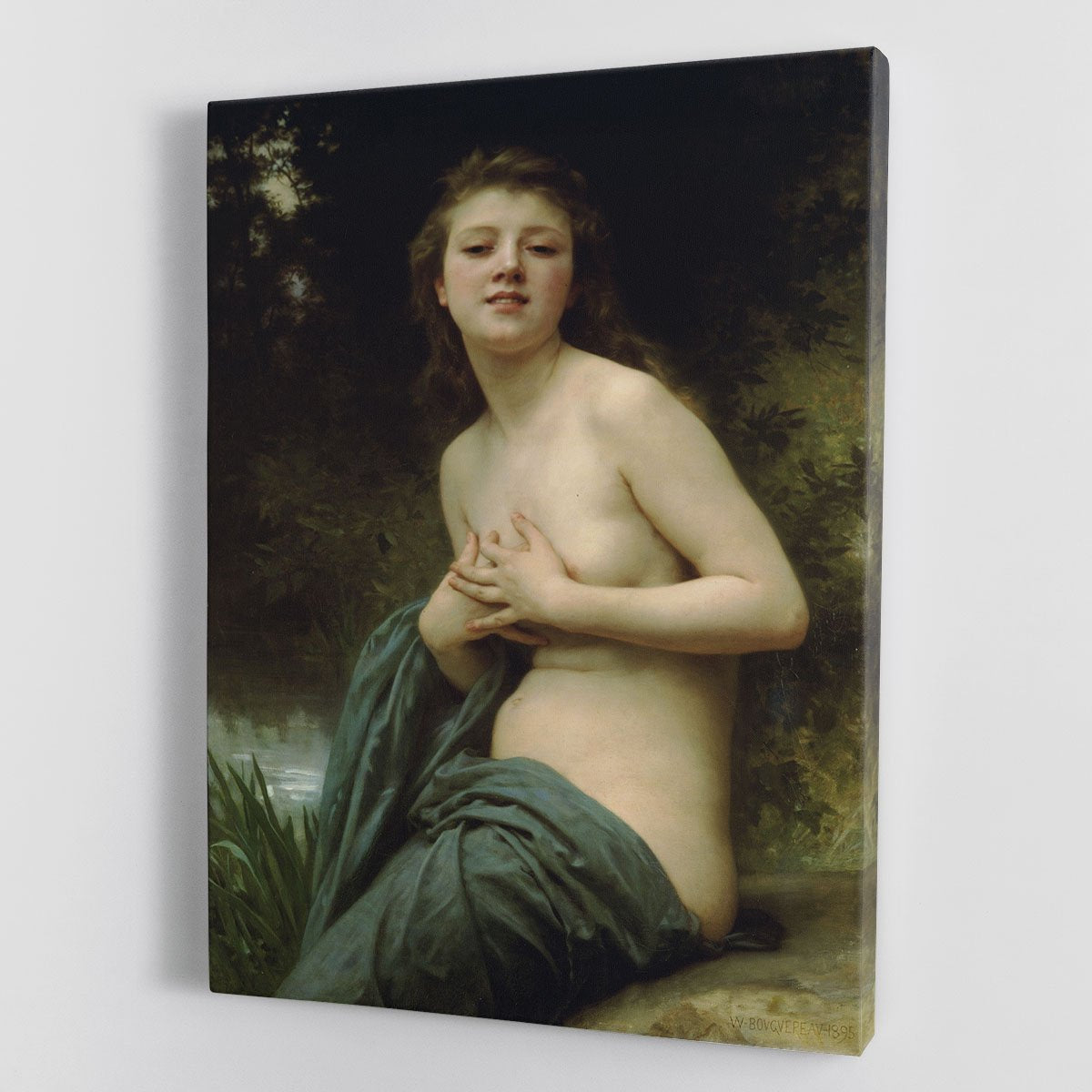 Spring Breeze By Bouguereau Canvas Print or Poster