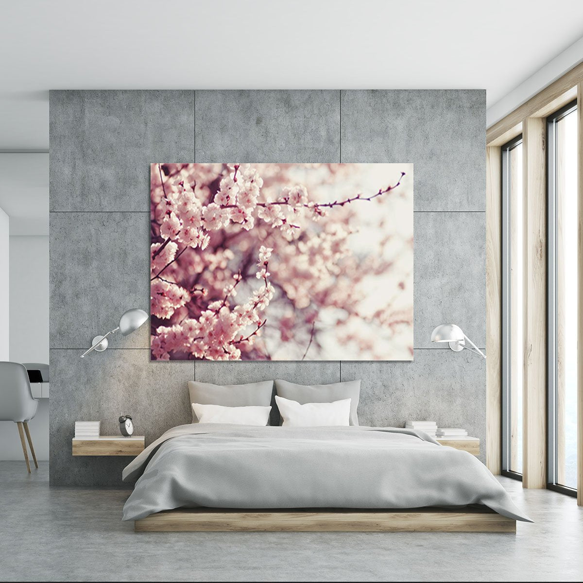 Spring Cherry blossoms Canvas Print or Poster