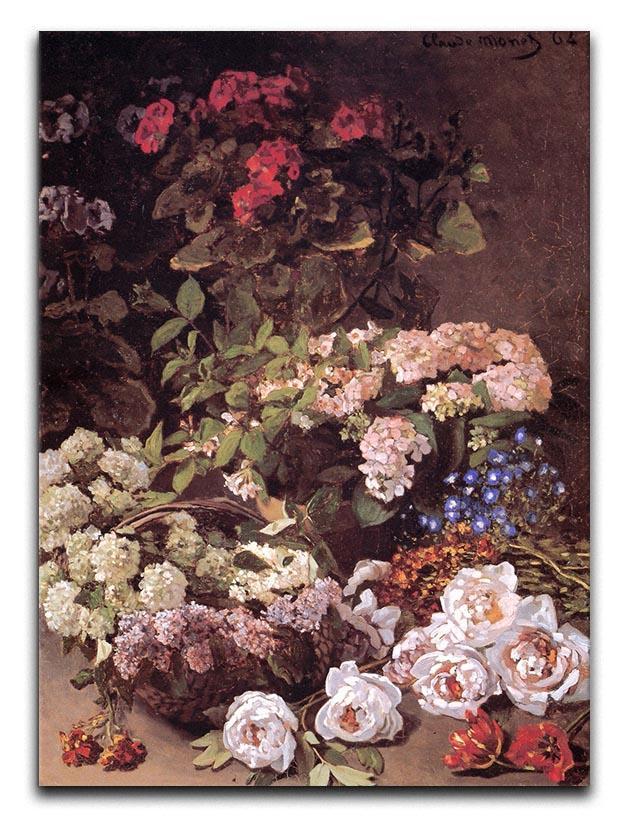 Spring Flowers by Monet Canvas Print & Poster  - Canvas Art Rocks - 1