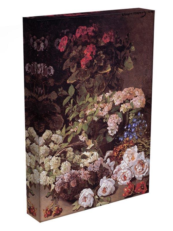 Spring Flowers by Monet Canvas Print & Poster - Canvas Art Rocks - 3