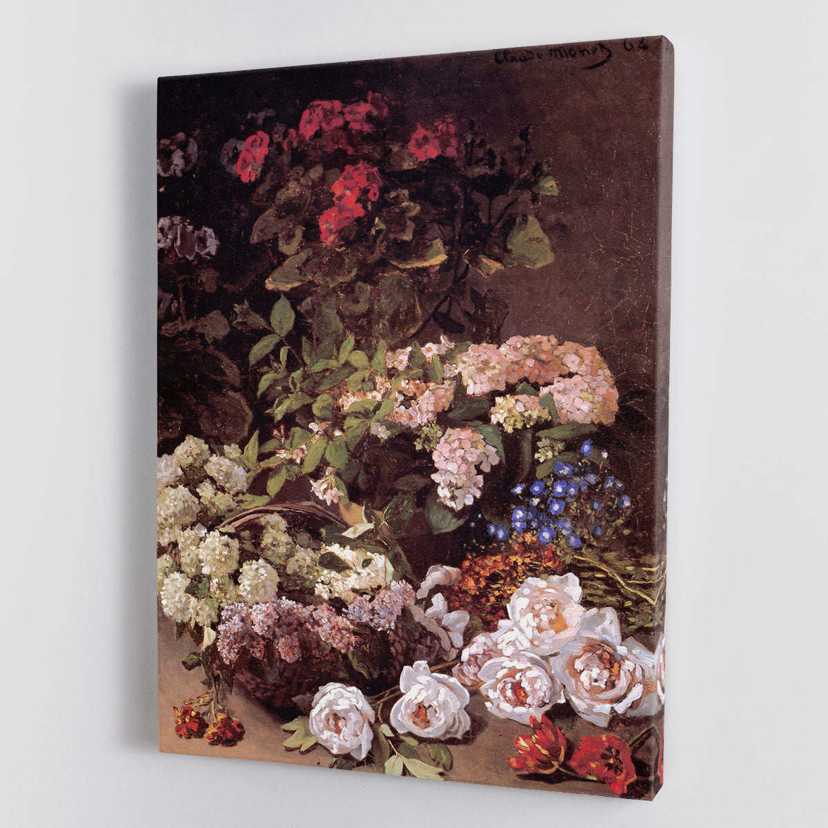 Spring Flowers by Monet Canvas Print or Poster | Canvas Art Rocks