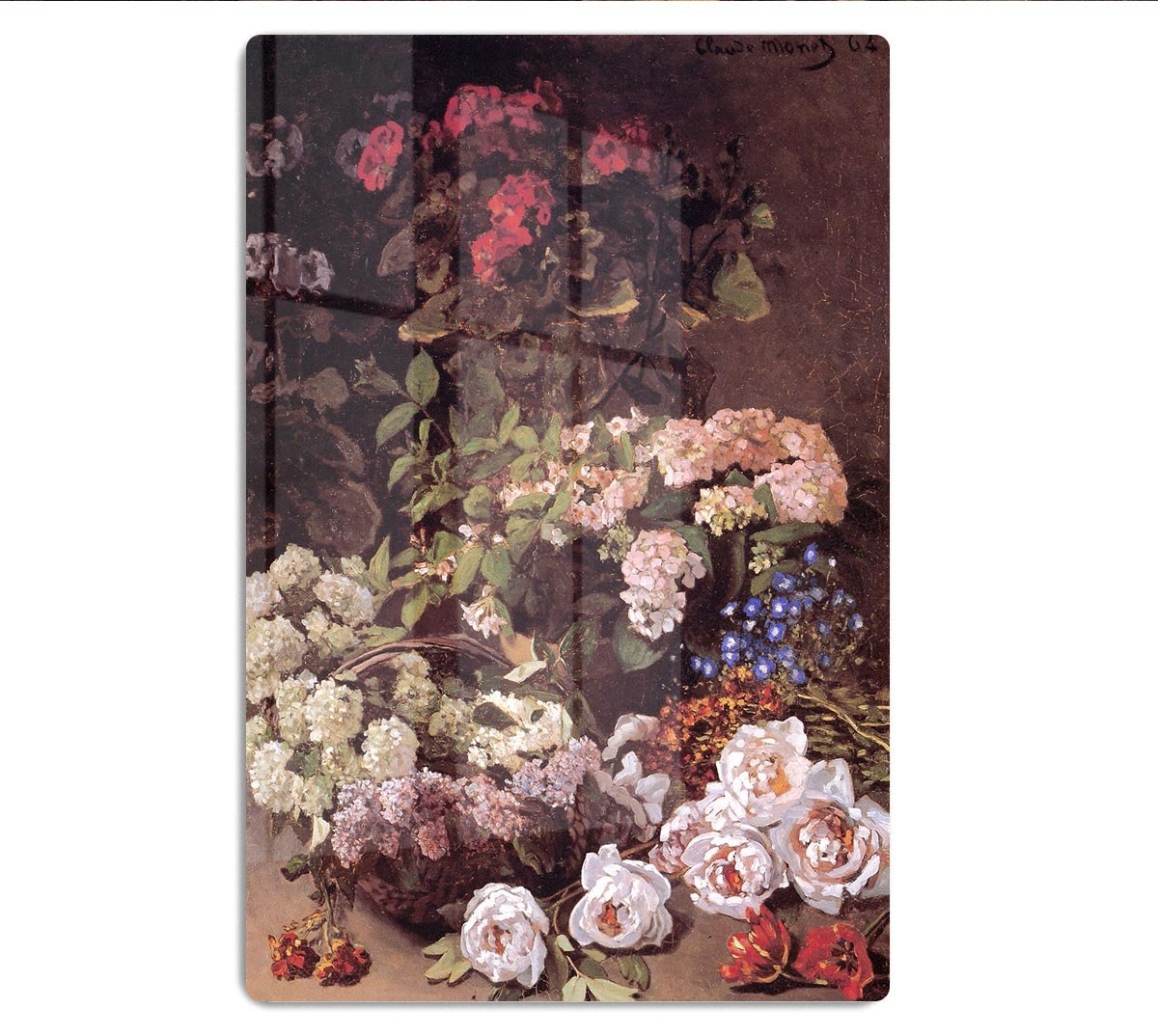 Spring Flowers by Monet HD Metal Print
