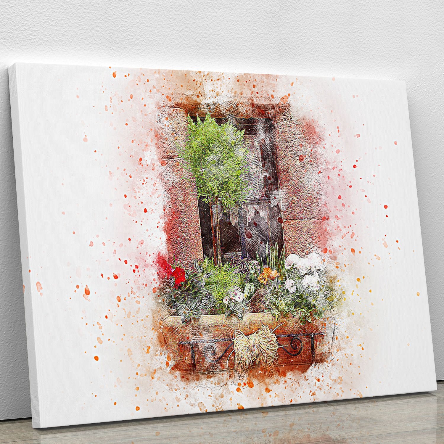 Spring Window Canvas Print or Poster