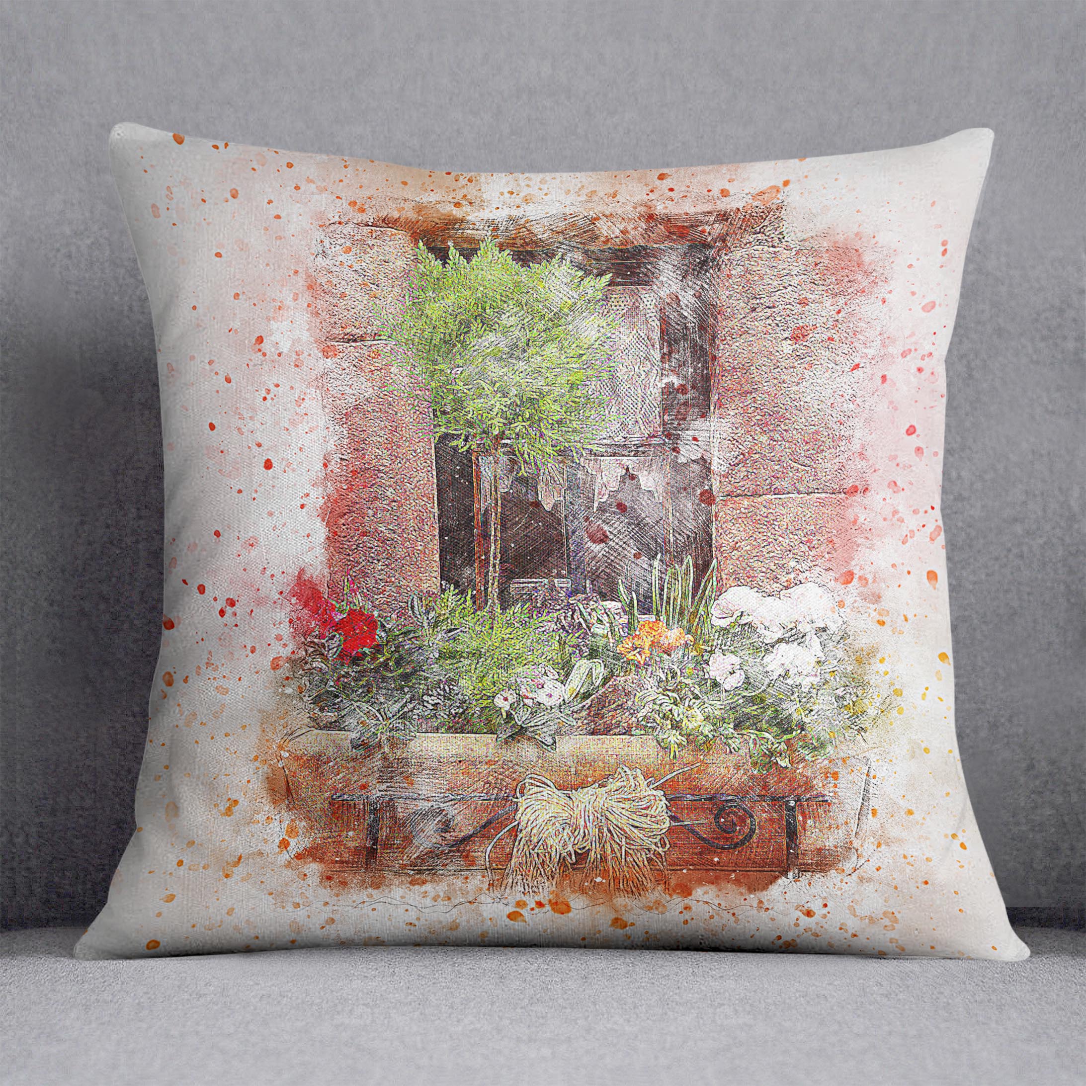 Spring Window Cushion