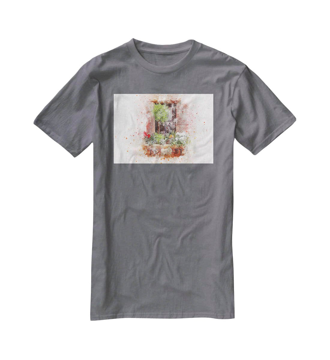 Spring Window T-Shirt - Canvas Art Rocks - 3