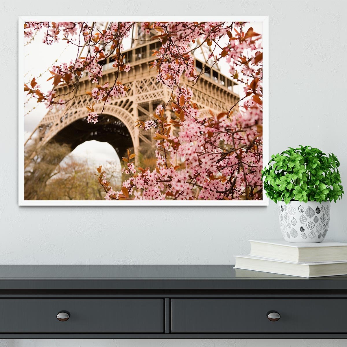 Spring in Paris Framed Print - Canvas Art Rocks -6