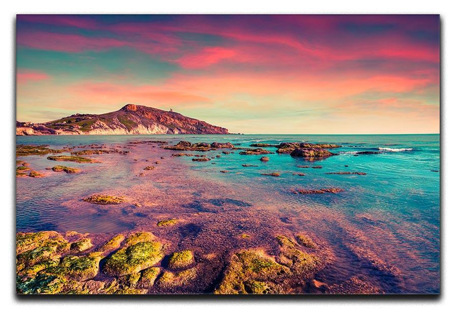 Spring sunset from the Giallonardo Canvas Print or Poster  - Canvas Art Rocks - 1