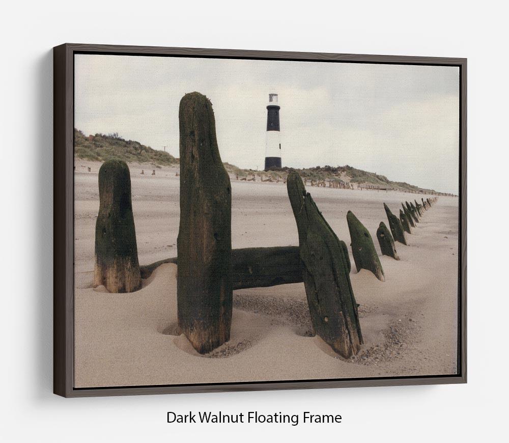 Spurn Point Lighthouse Floating Frame Canvas - Canvas Art Rocks - 5