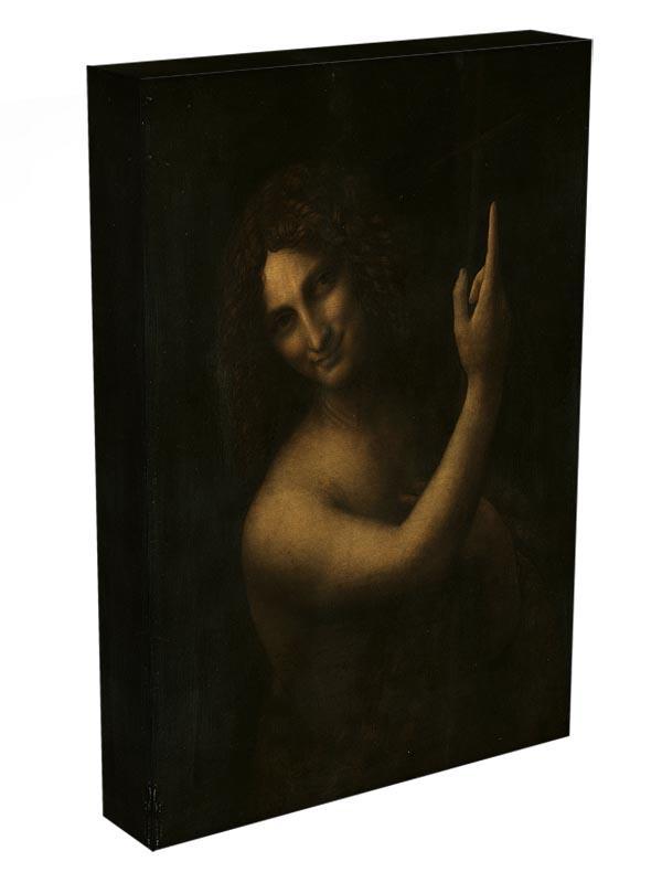 St. John the Baptist by Da Vinci Canvas Print & Poster - Canvas Art Rocks - 3