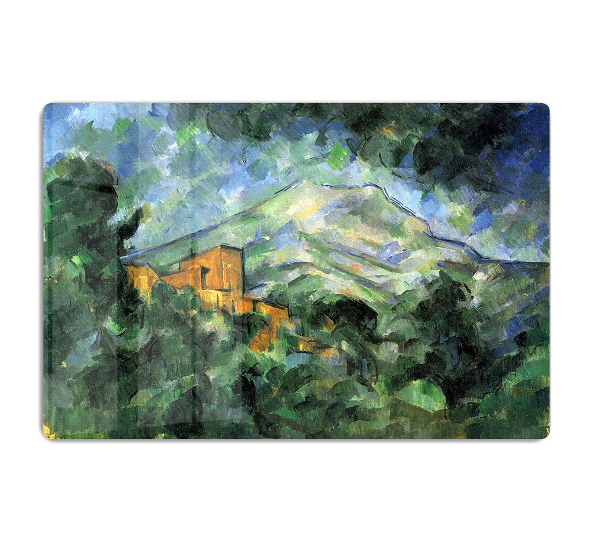 St. Victoire and Chateau Noir by Cezanne Acrylic Block - Canvas Art Rocks - 1