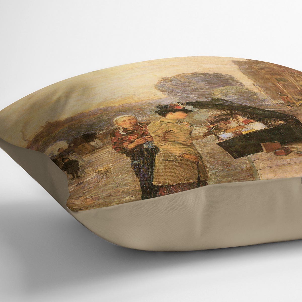 St Michel by Hassam Cushion - Canvas Art Rocks - 2