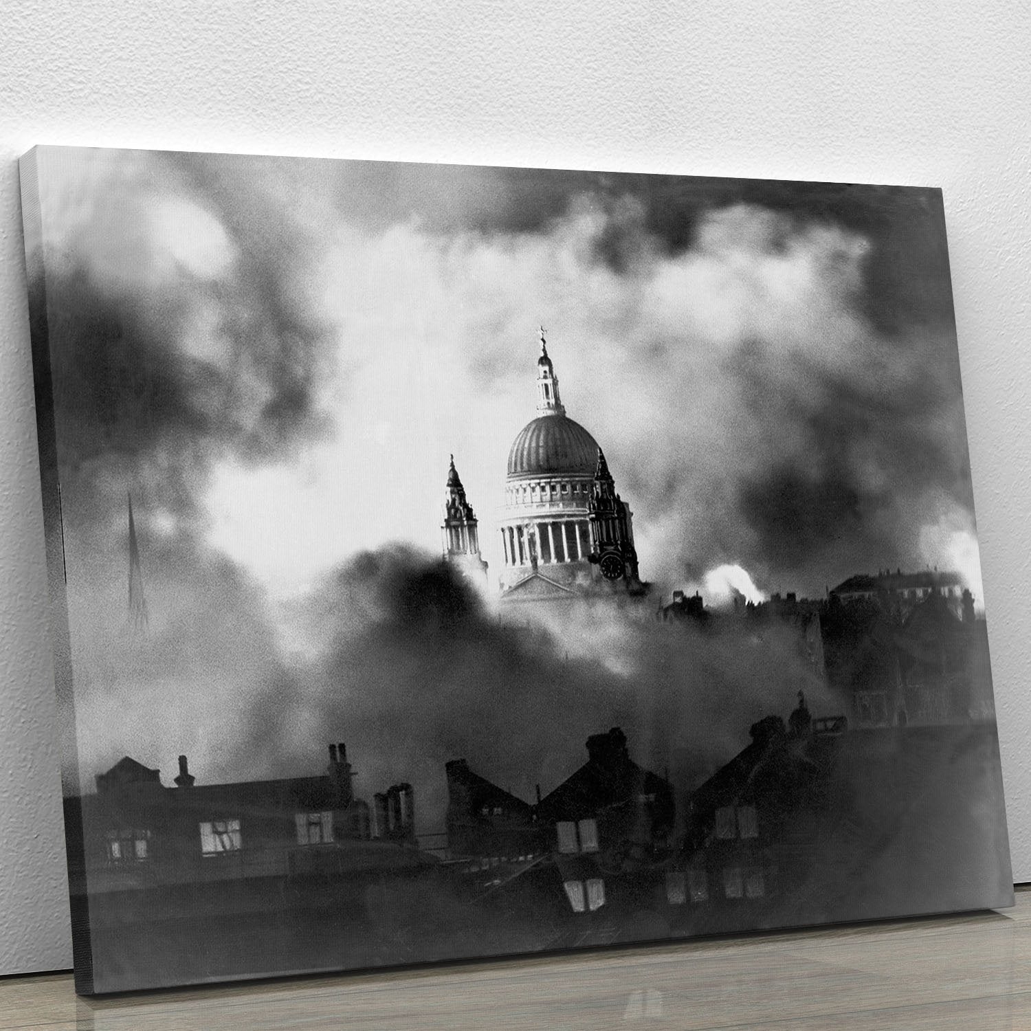 St Pauls Survives Canvas Print or Poster