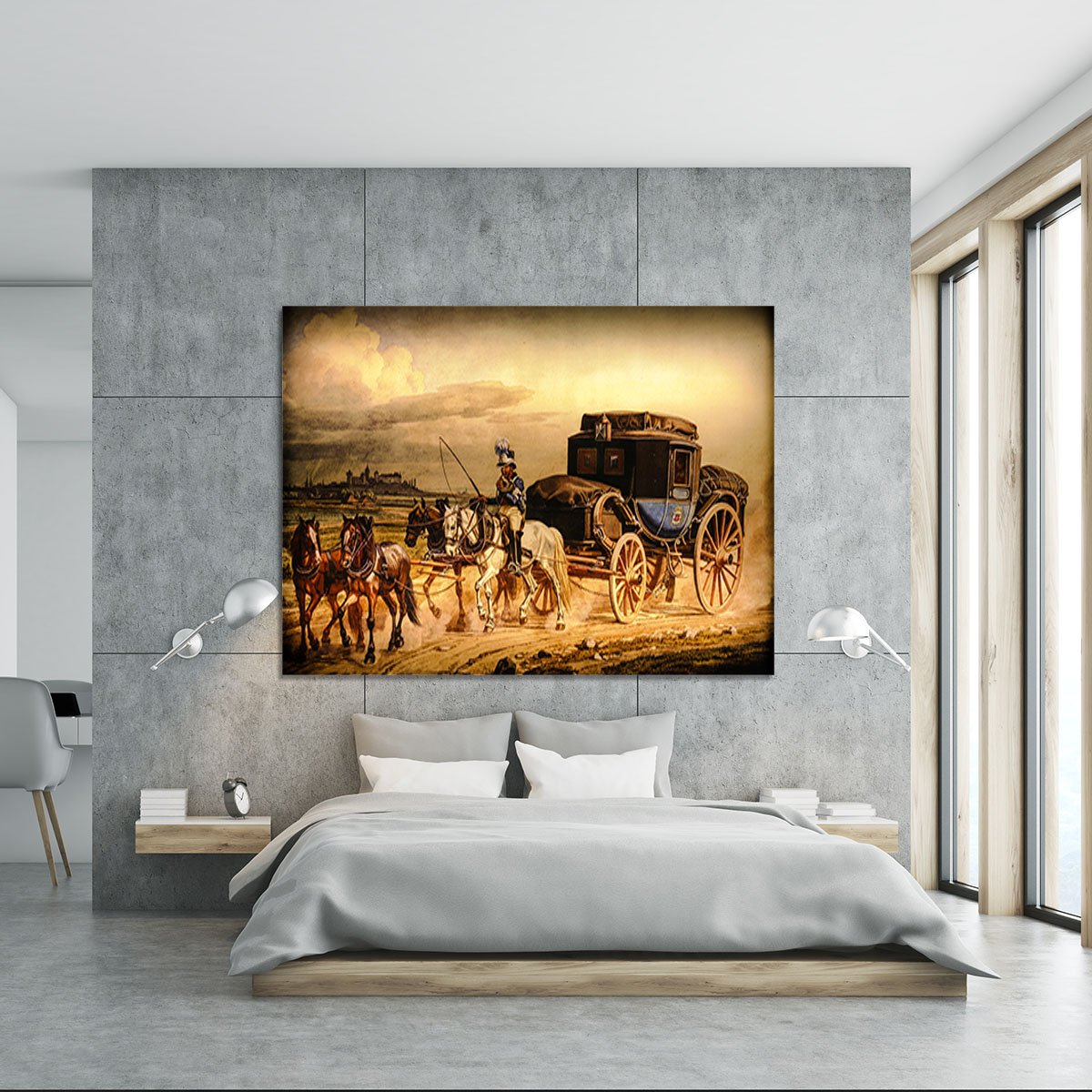 Stagechoach Canvas Print or Poster