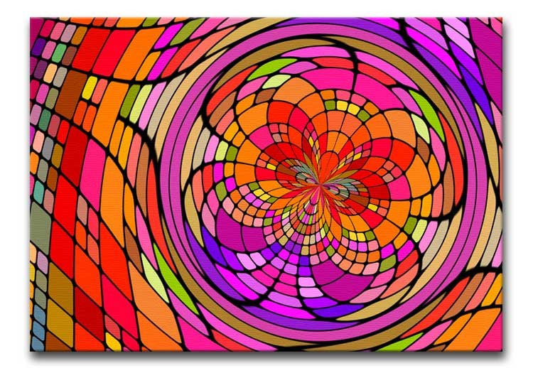 Stained Glass Artwork Print - Canvas Art Rocks - 1