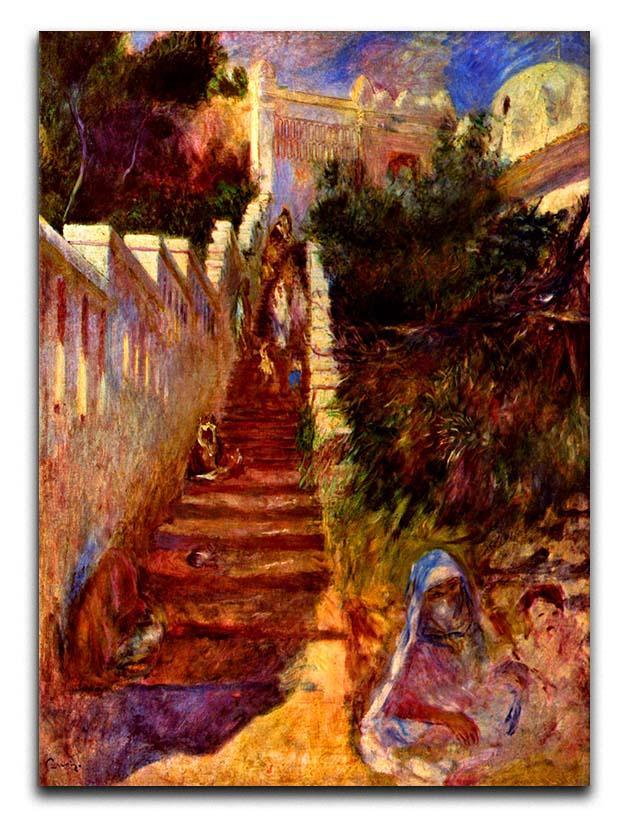 Stairs in Algier by Renoir Canvas Print or Poster  - Canvas Art Rocks - 1