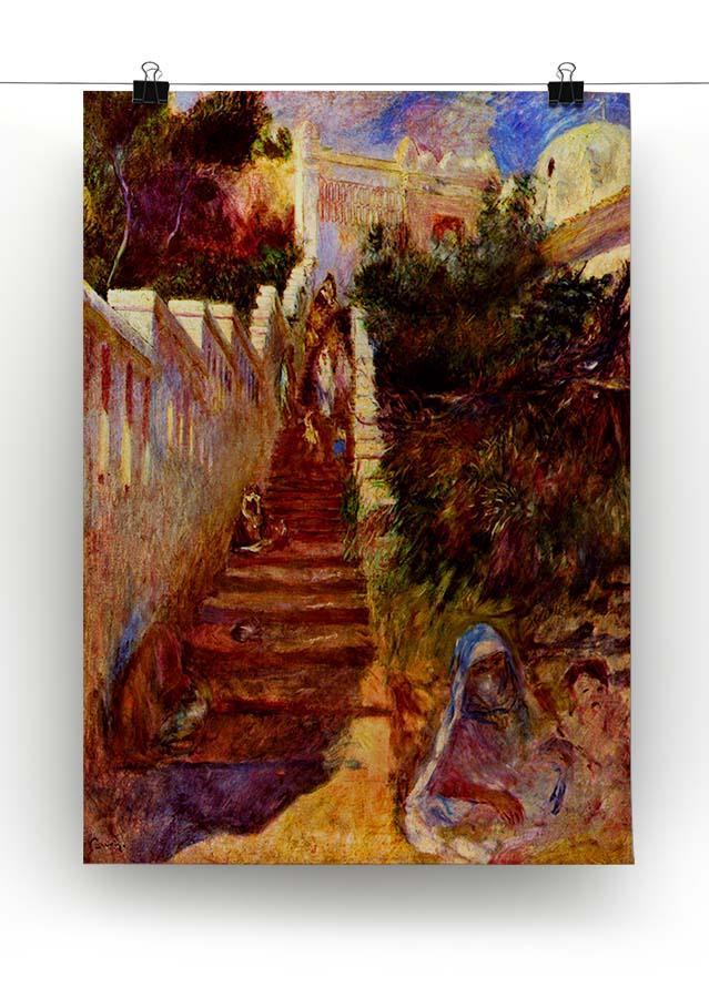 Stairs in Algier by Renoir Canvas Print or Poster - Canvas Art Rocks - 2