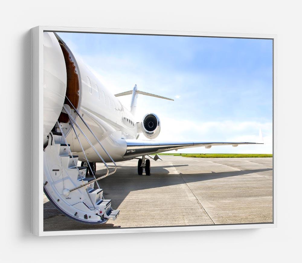 Stairs with Jet Engine HD Metal Print