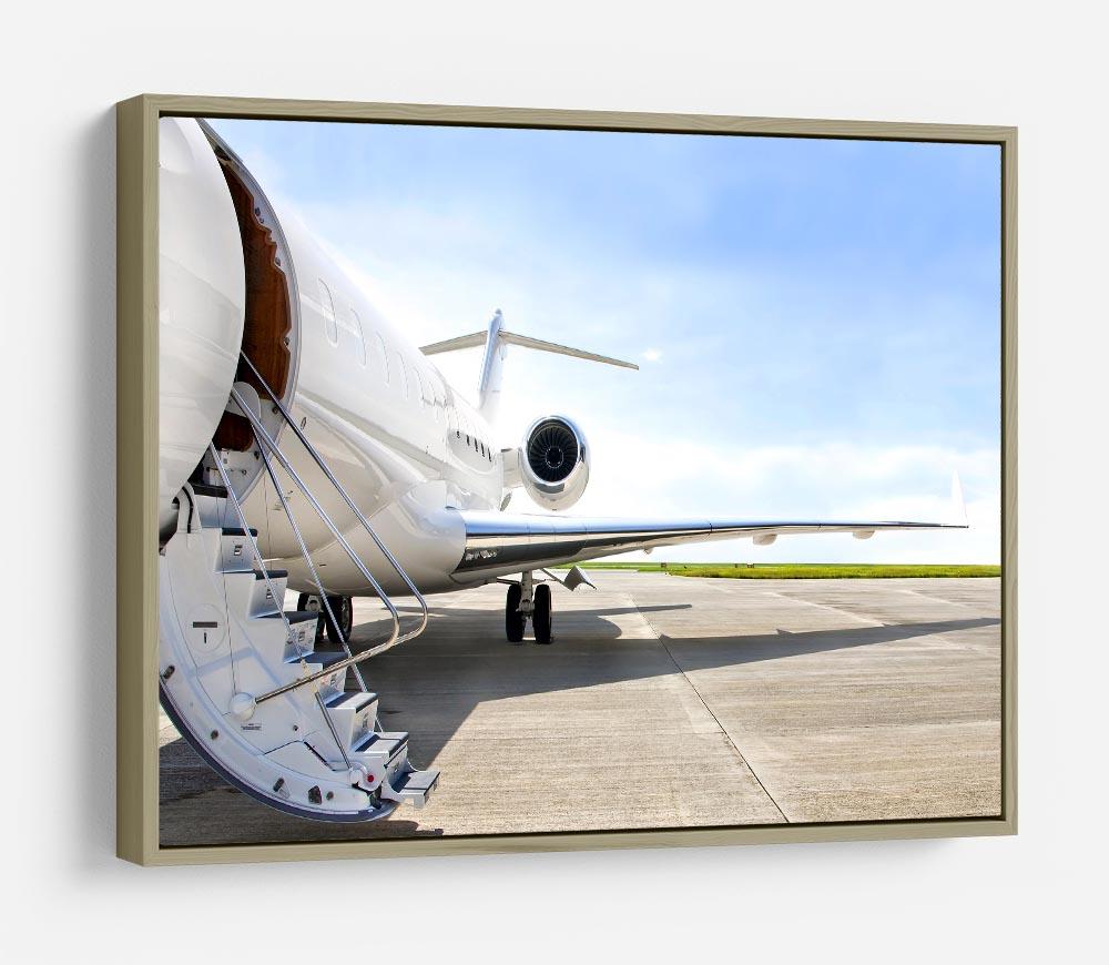 Stairs with Jet Engine HD Metal Print