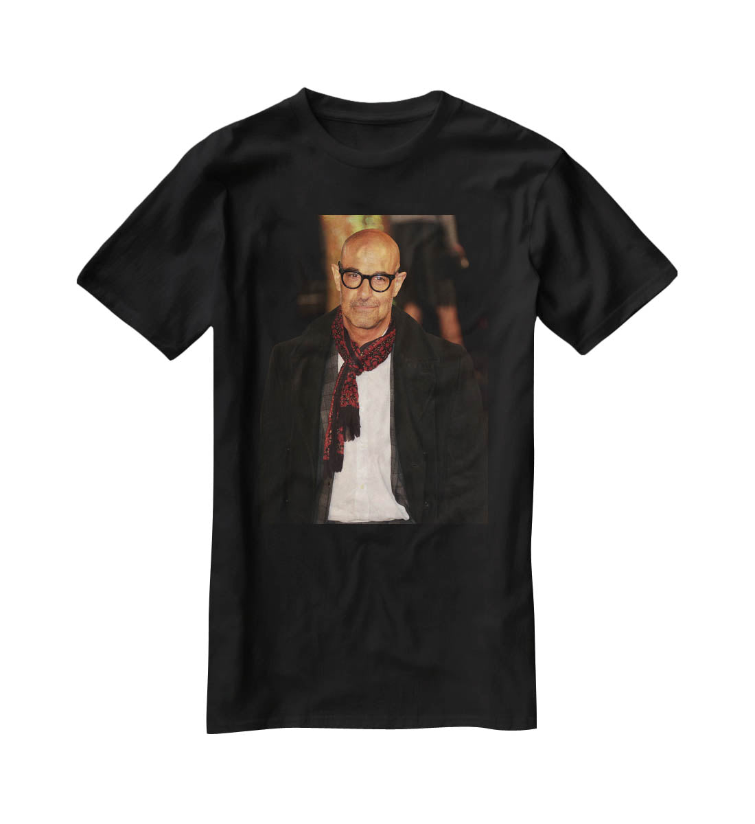 Stanley Tucci T-Shirt - Canvas Art Rocks - 1