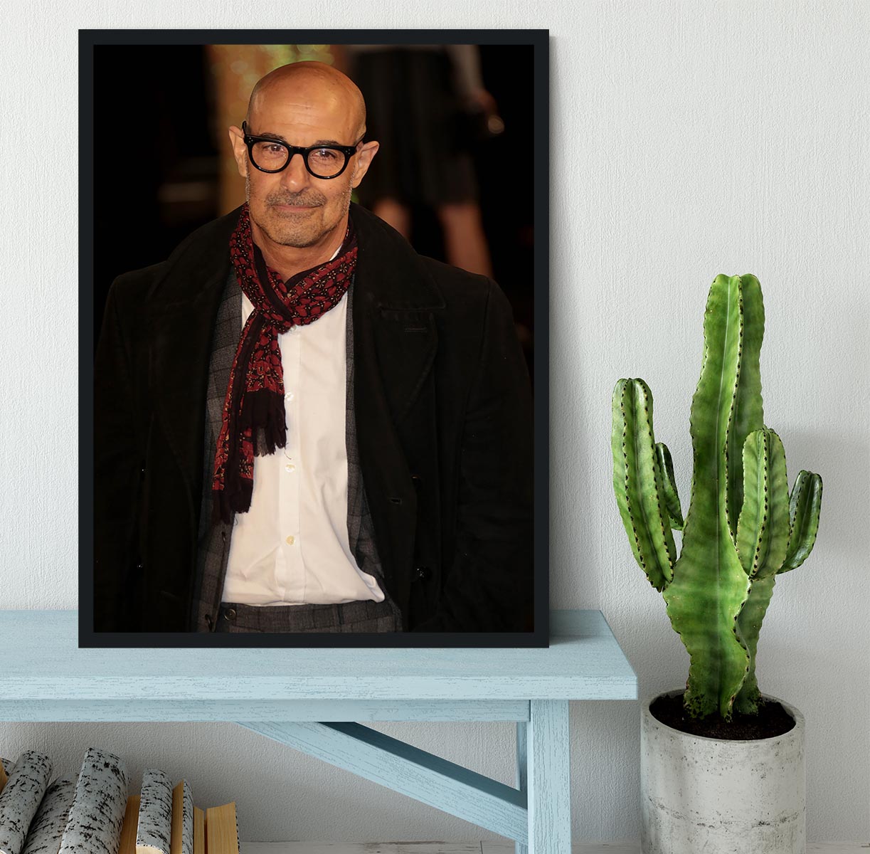 Stanley Tucci Framed Print - Canvas Art Rocks - 2