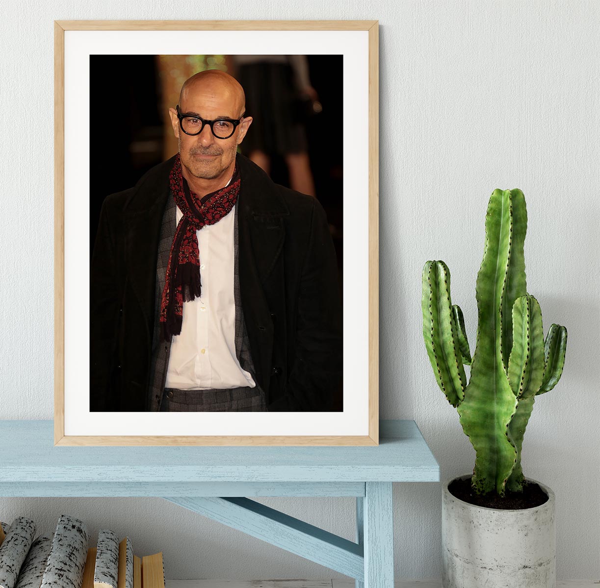 Stanley Tucci Framed Print - Canvas Art Rocks - 3