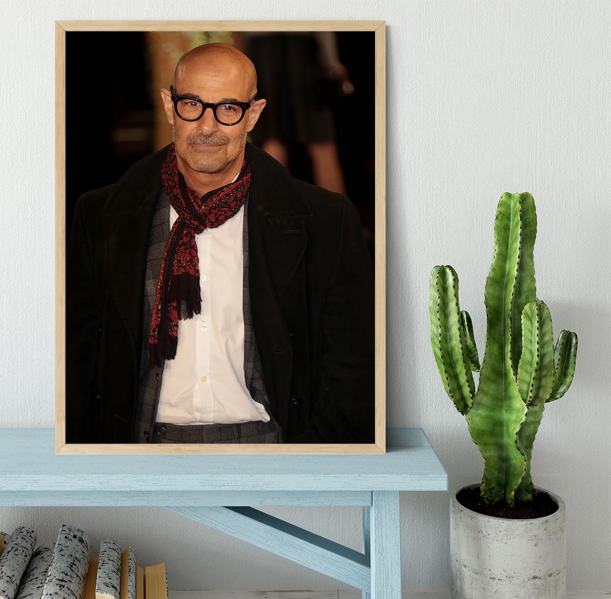 Stanley Tucci Framed Print - Canvas Art Rocks - 4