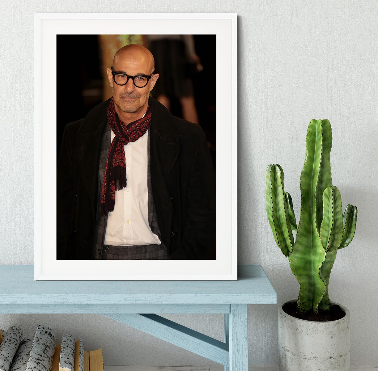 Stanley Tucci Framed Print - Canvas Art Rocks - 5