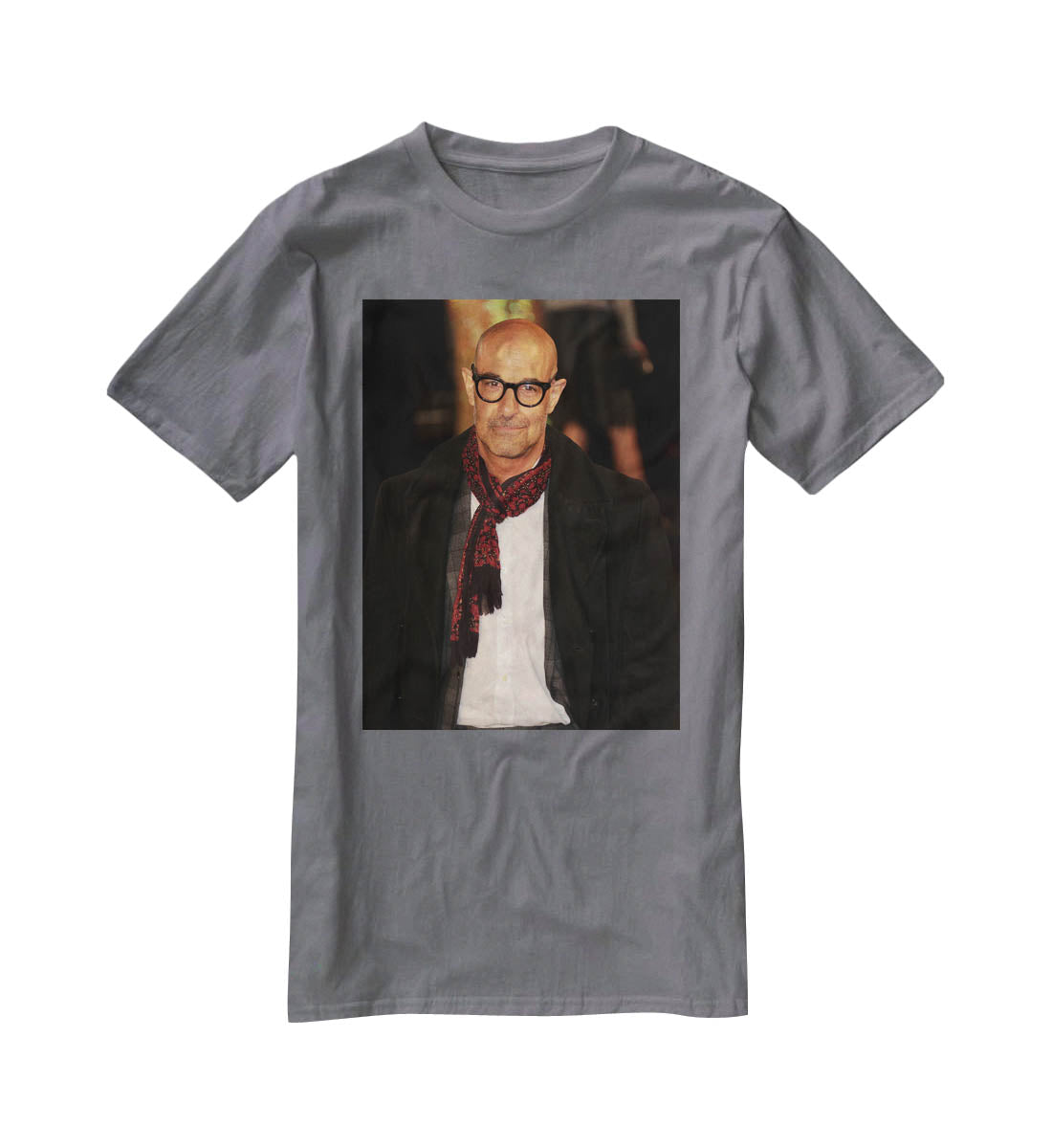 Stanley Tucci T-Shirt - Canvas Art Rocks - 3