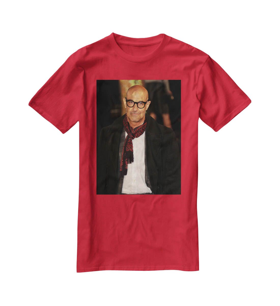 Stanley Tucci T-Shirt - Canvas Art Rocks - 4