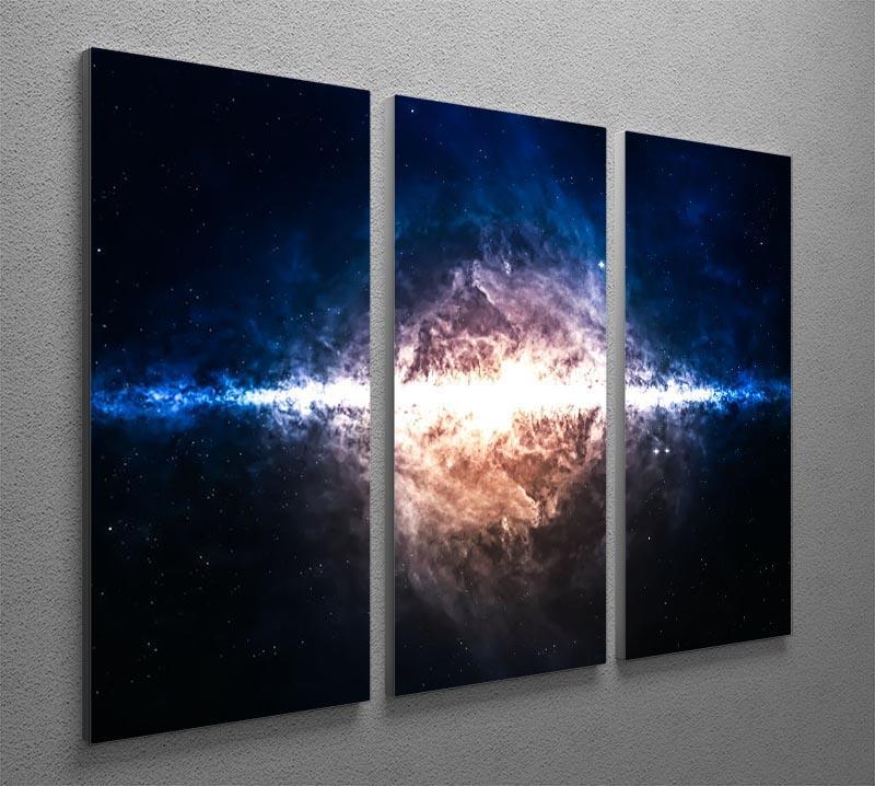 Star field in deep space 3 Split Panel Canvas Print - Canvas Art Rocks - 2