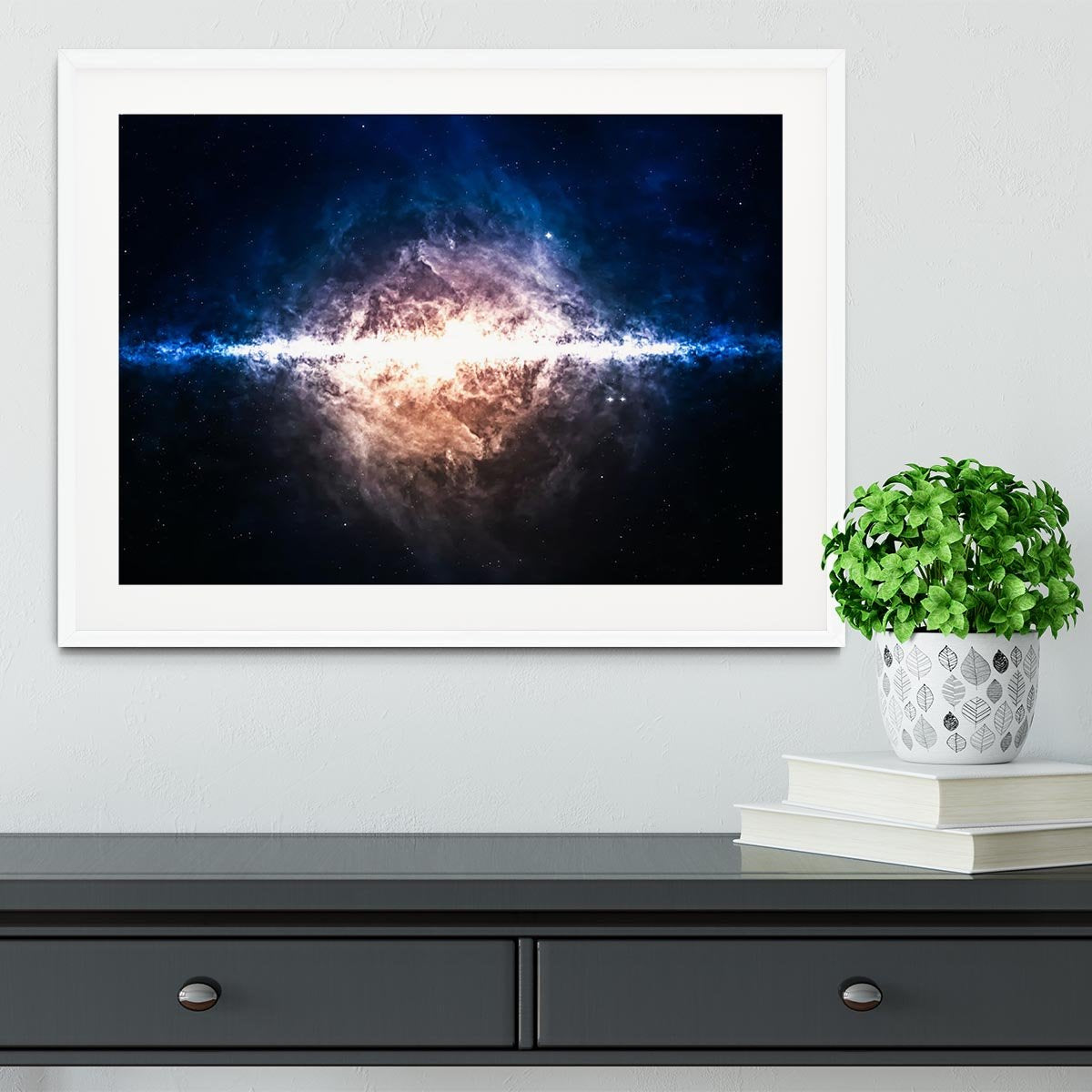 Star field in deep space Framed Print - Canvas Art Rocks - 5