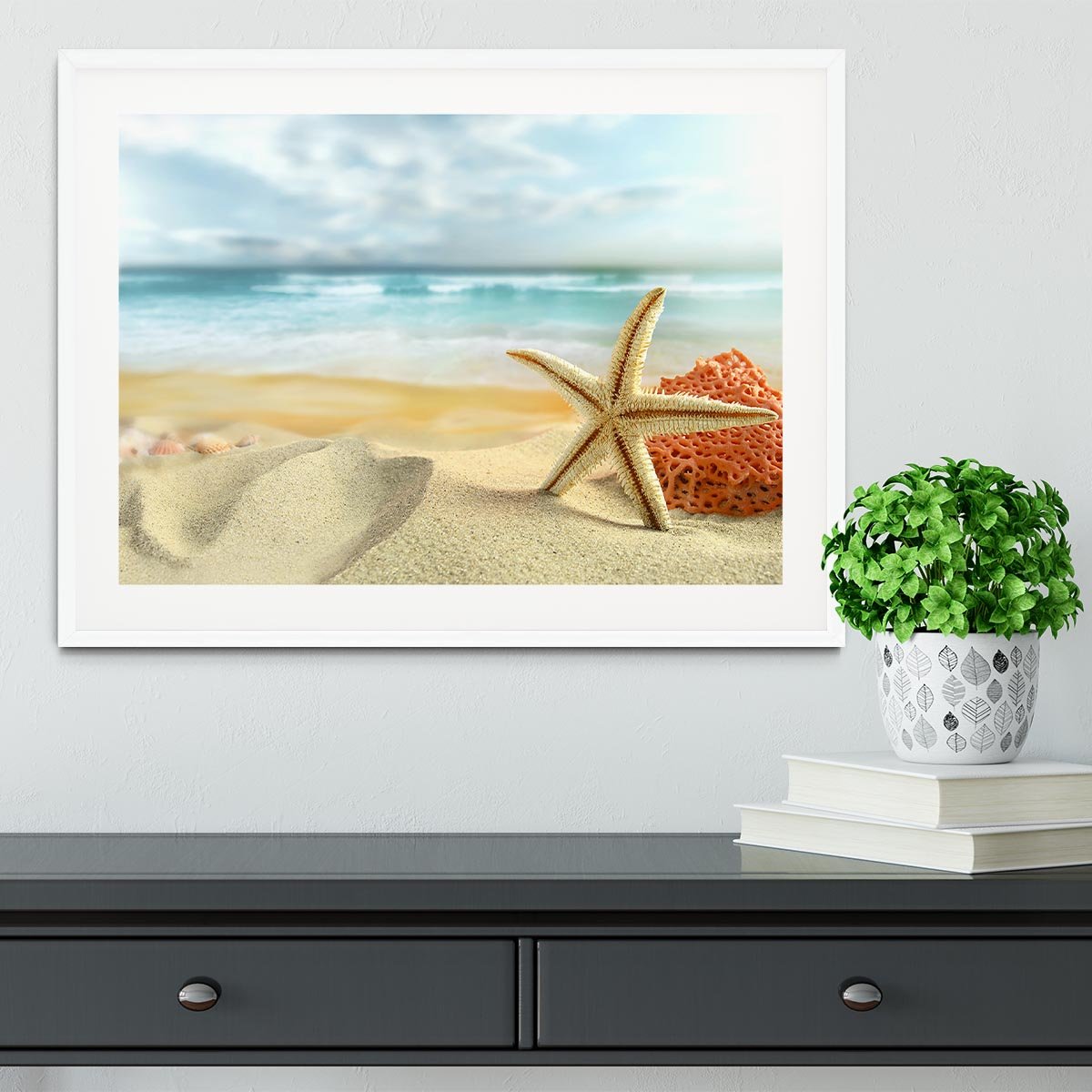 Starfish Framed Print - Canvas Art Rocks - 5